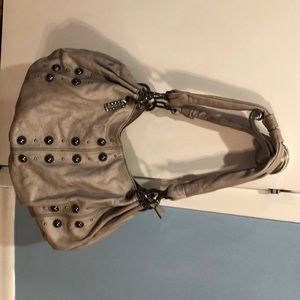 PULICATI handbag taupe, like new condition